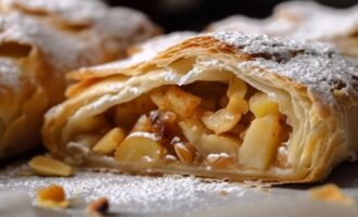 австрийский яблочный штрудель
