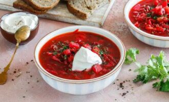 Борщ с картошкой