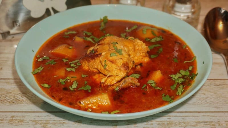 Бозартма по-азербайджански с курицей Праздничная бозартма по-азербайджански с курицей