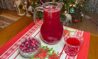клюквенный морс из замороженной клюквы