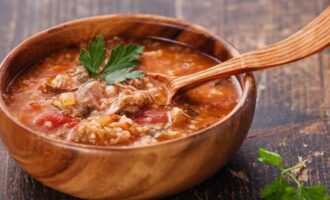 Суп харчо с перловкой