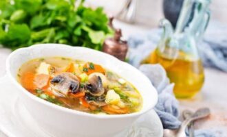 Грибной рассольник