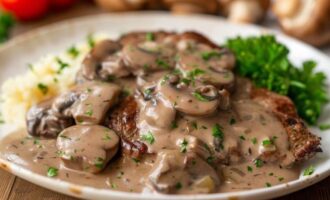 Грибной соус к мясу