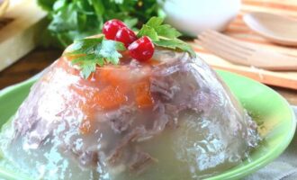 Холодец из рульки свиной с желатином