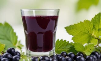 Морс из чёрной смородины