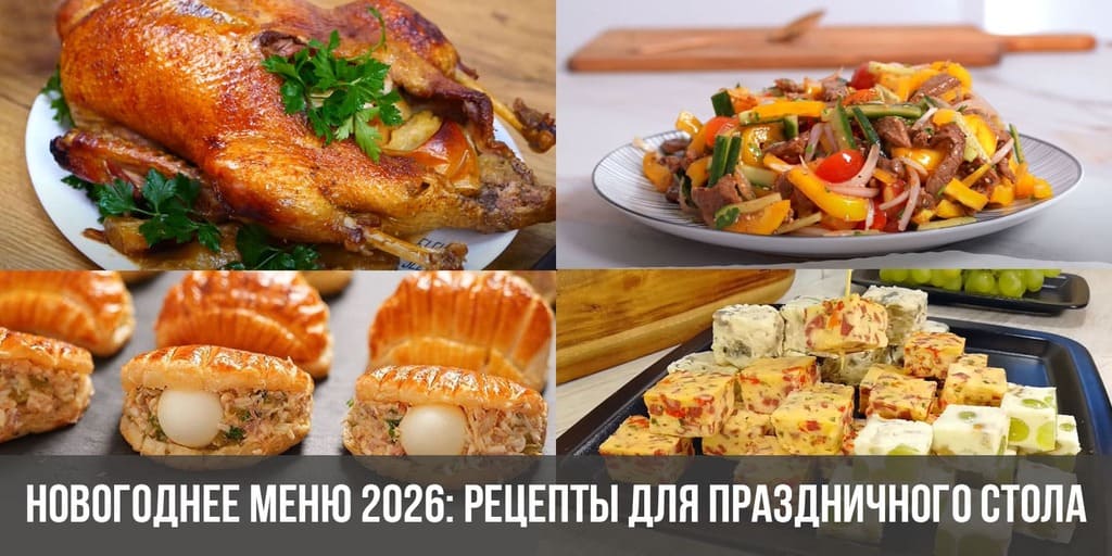 меню на новый год 2026