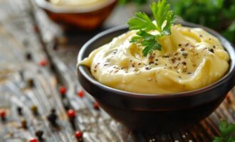 Соус из горчицы и майонеза