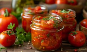 Соус из маринованных помидор