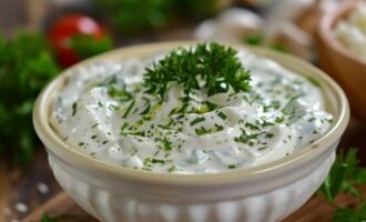 Соус из сметаны для салата