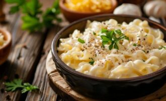 Соус из творожного сыра для макарон