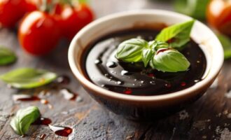 Соус с бальзамическим уксусом для салата